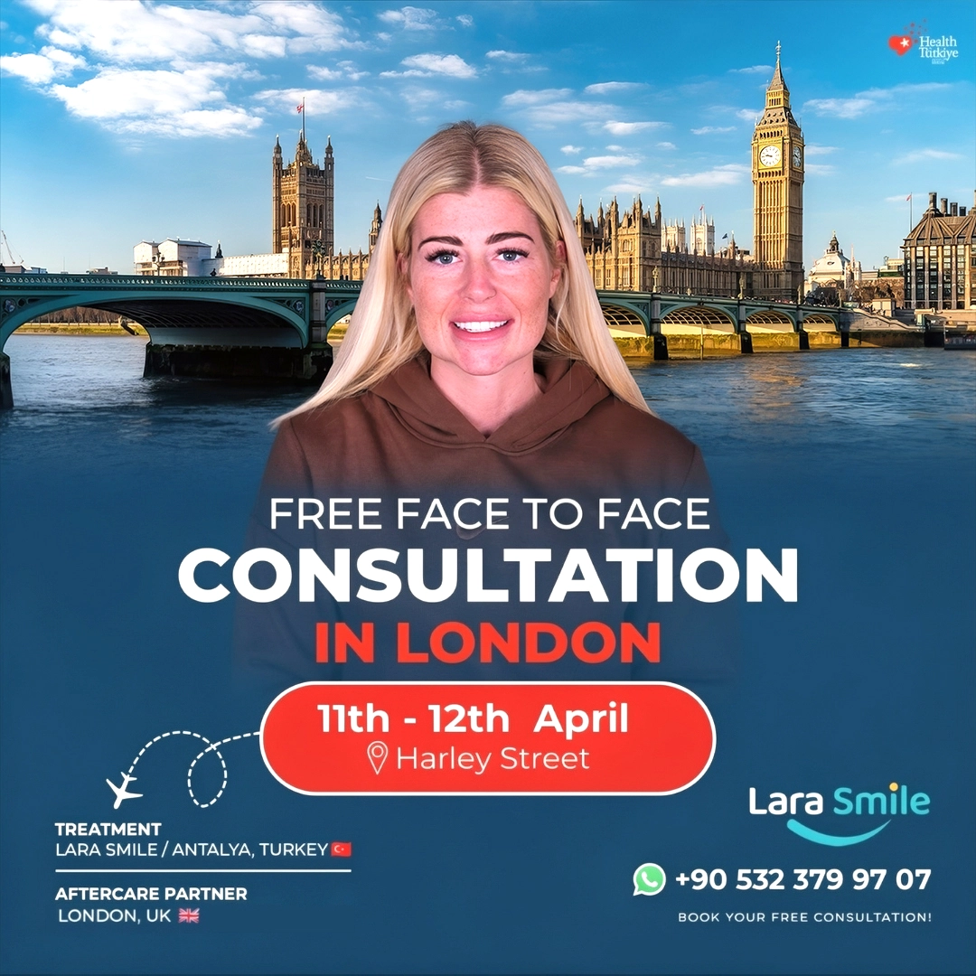 Lara Smile London consultation mobile hero visual